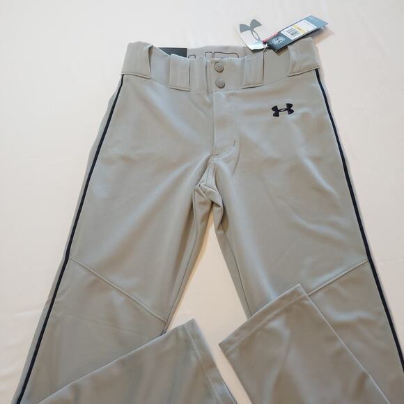 Under Armour Softball Baseball Pants Youth Size Medium YMD HeatGear Grey NWT - Picture 1 of 5